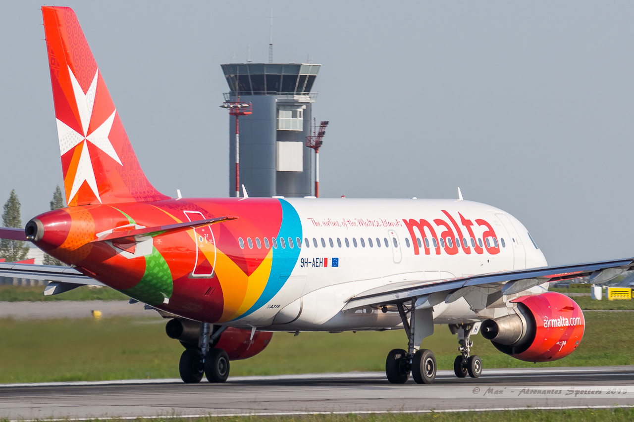 [25/04/2013] A319 (9H-AEH] Air Malta (nouvelles couleurs) 13050111573116280011141456