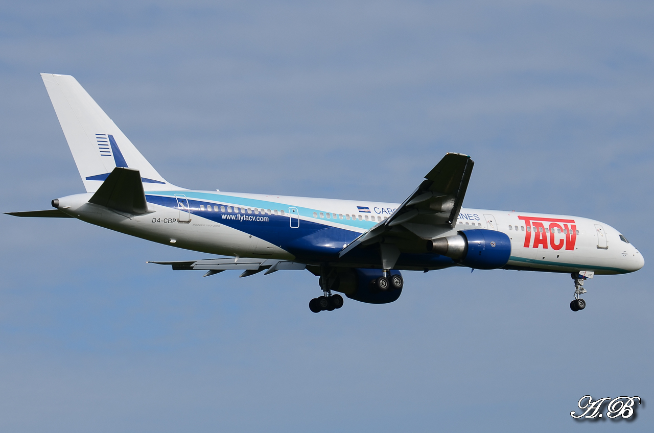 [05/05/2013] B757-2Q8 (D4-CBP) TACV Cape Verde Airlines  13050511472216280011157244