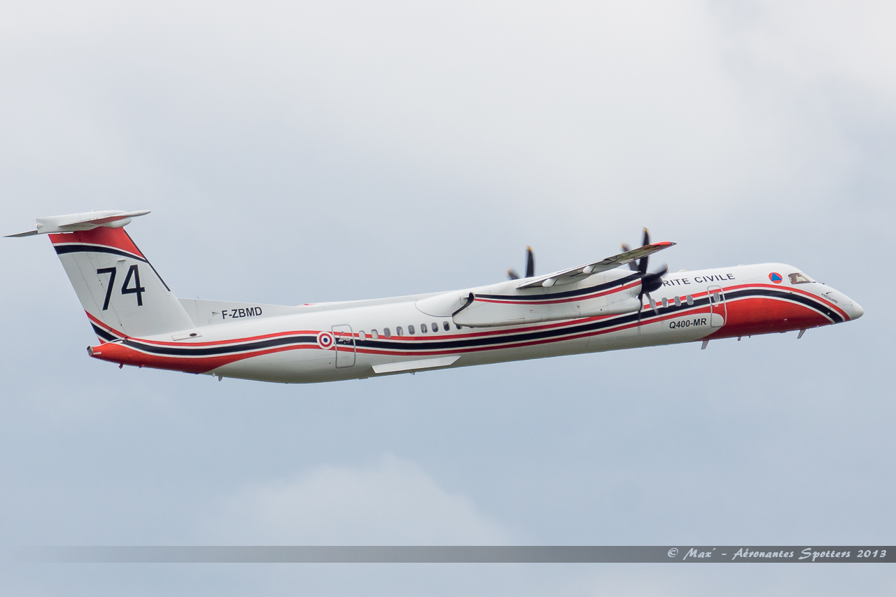 [24/05/2013] DH8-Q400MR (F-ZBMD) Sécu Civile + ATR76 Air KBR + Transall GAF (X2) 13052409025516280011225398