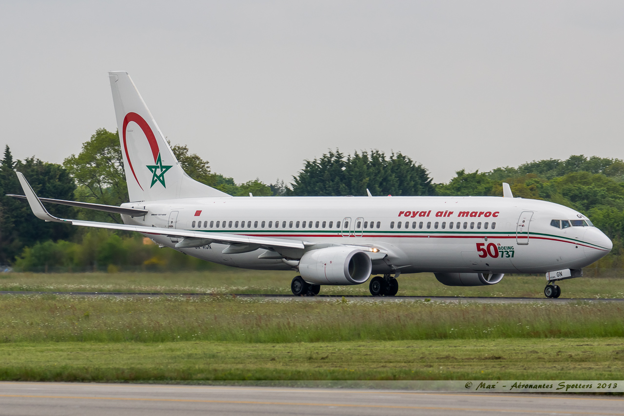 [ 18/05/2013 ] B737-8B6 Royal Air Maroc (CN-RGN) 50 th boeing 737 13060612525116463311265825