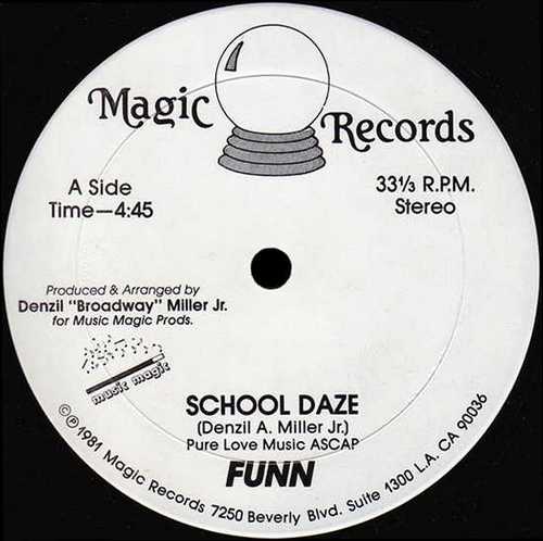 12" Funn - School Daze (Magic Records/1981) 13061303190516151011288165