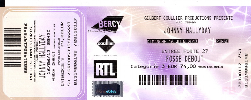 L'album live "BORN ROCKER TOUR" de JOHNNY HALLYDAY par JEAN-WILLIAM THOURY ("Rock&Folk", janvier 2014) 13062110494215789311314747