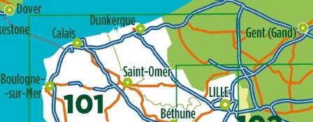 De as Rijsel-Boulogne via het Audomaarse groeit beetje bij beetje 13062408434514196111324249