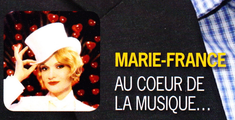 MARIE FRANCE “au coeur de la musique” dans le magazine “PARIS MONTMARTRE” (été 2013) 13070108455815789311343945