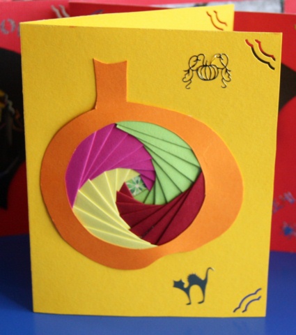 CarteIrisFolding - Citrouille