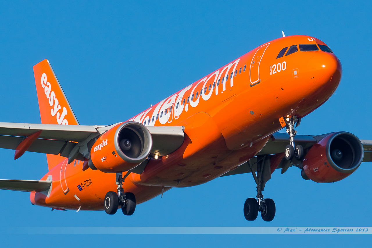 [04/05/13] Airbus A320 (G-EZUI) EasyJet  "200th Airbus for Easyjet" 13080902303216463311449634