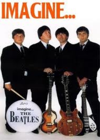 Imagine beatles. Битлз имеджин. Imagine Beatles обложка. Imagine Beatles в картинках.