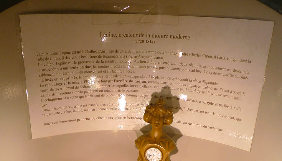 Morteau - -- == Visite du musée de l'horlogerie de MORTEAU == -- 13082209182813888911484606