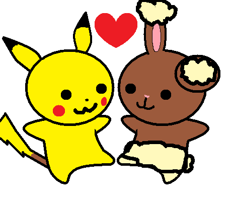 Chibi_Pikachu_x_Buneary_by_sonic2344