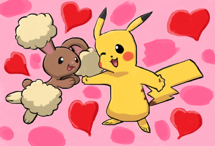 Pikachu_and_Buneary_in_love_2_by_Frankier77