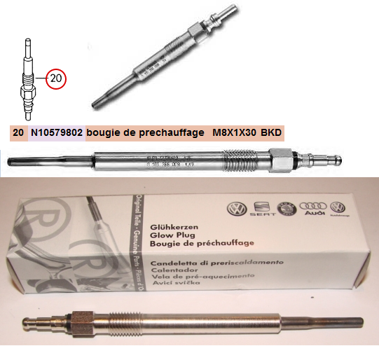 bougie pr&Atilde;&copy;chauf BKD