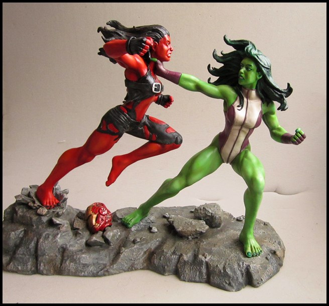 She-Hulk battle diorama ! 13102506070116083611671949