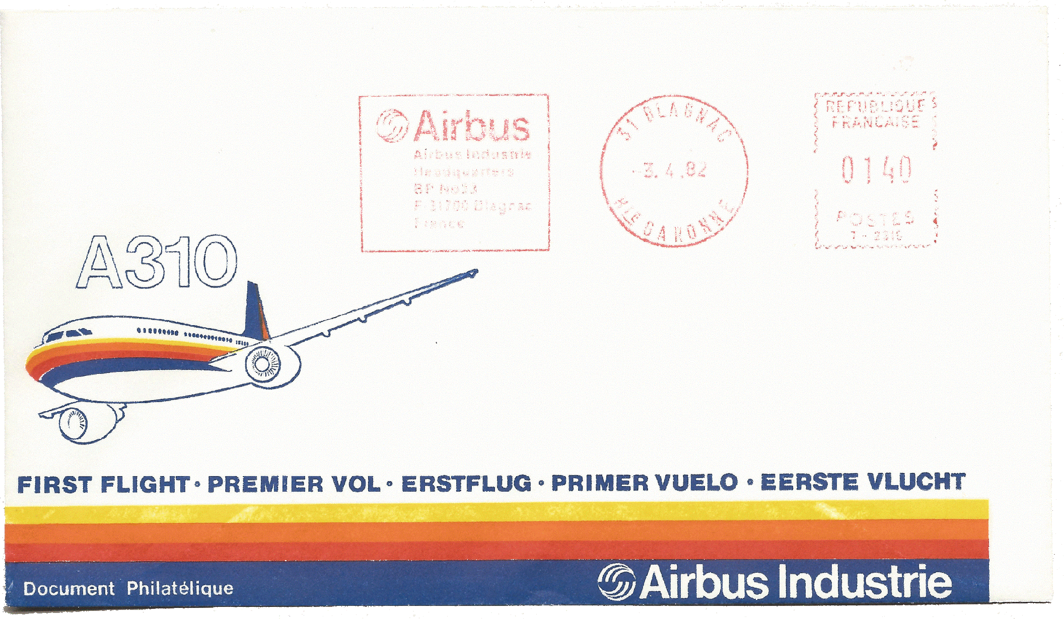 Airbus A 330 1er Vol 030482 Transparent - Copie