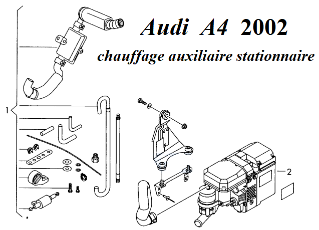 Audi A4 chauf aux stat