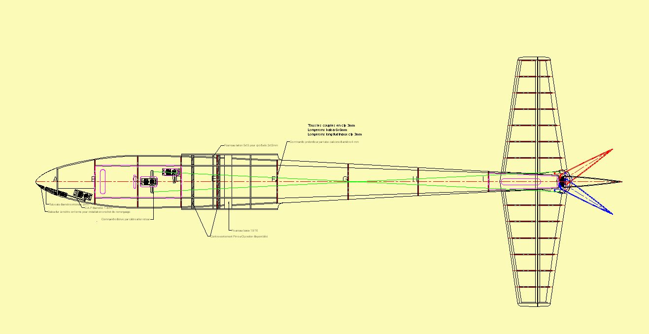 Plan fuselage