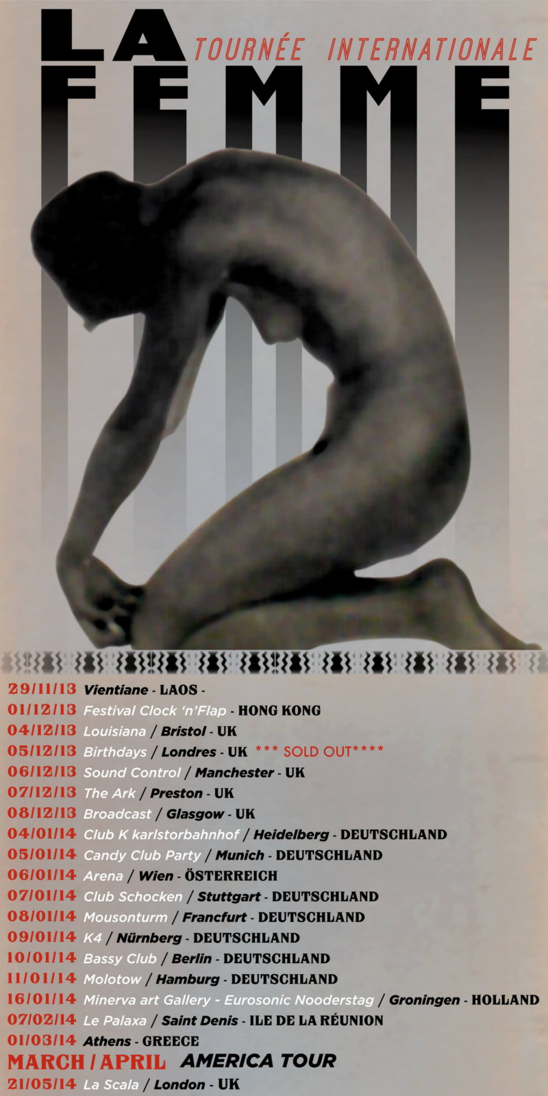 LA FEMME 14/11/2013 Trianon + chronique CD "PSYCHO TROPICAL BERLIN" 13112807305716724011774377