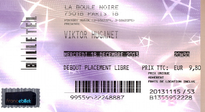 VIKTOR HUGANET ("Busca Boogie") 18/12/2013 La Boule Noire (Paris) : compte rendu 13120209290216724011786413