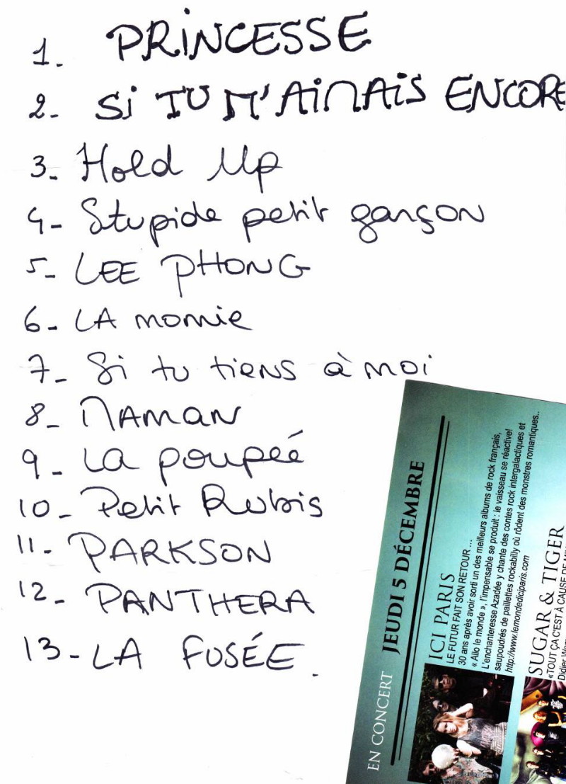ICI PARIS + LA FEMME 14/11/2013 Trianon : compte rendu 13120707031216724011799237
