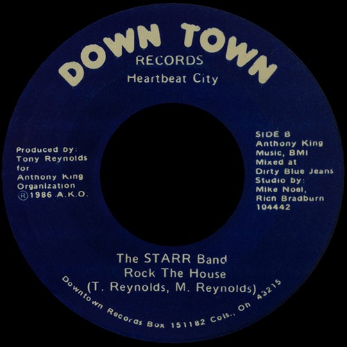 7" The Starr Band - Dirty Blue Jeans (Downtown Records/1986) 13121206110316151011812410