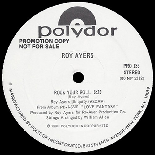 12" Roy Ayers - Rock Your Roll (Polydor/1980) 13121210195516151011812978