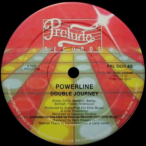 12" Powerline - Double Journey (Prelude Records/1981) 13121210240516151011813014