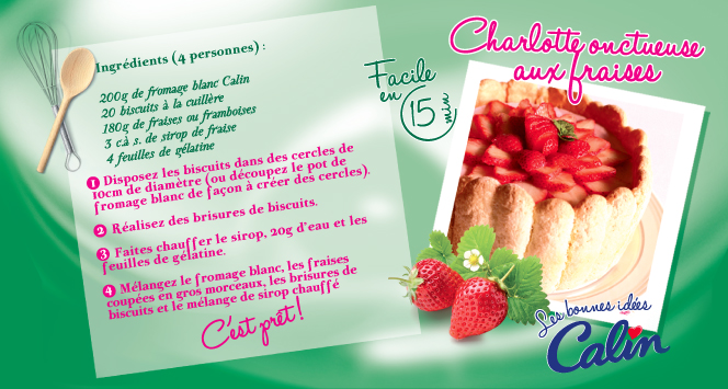 Cuisine - Charlotte aux fraises