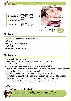 Cuisine - Tiramitsu biscuits roses de Reims