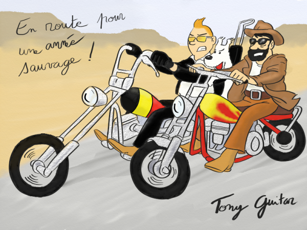 Tintin Easy Rider