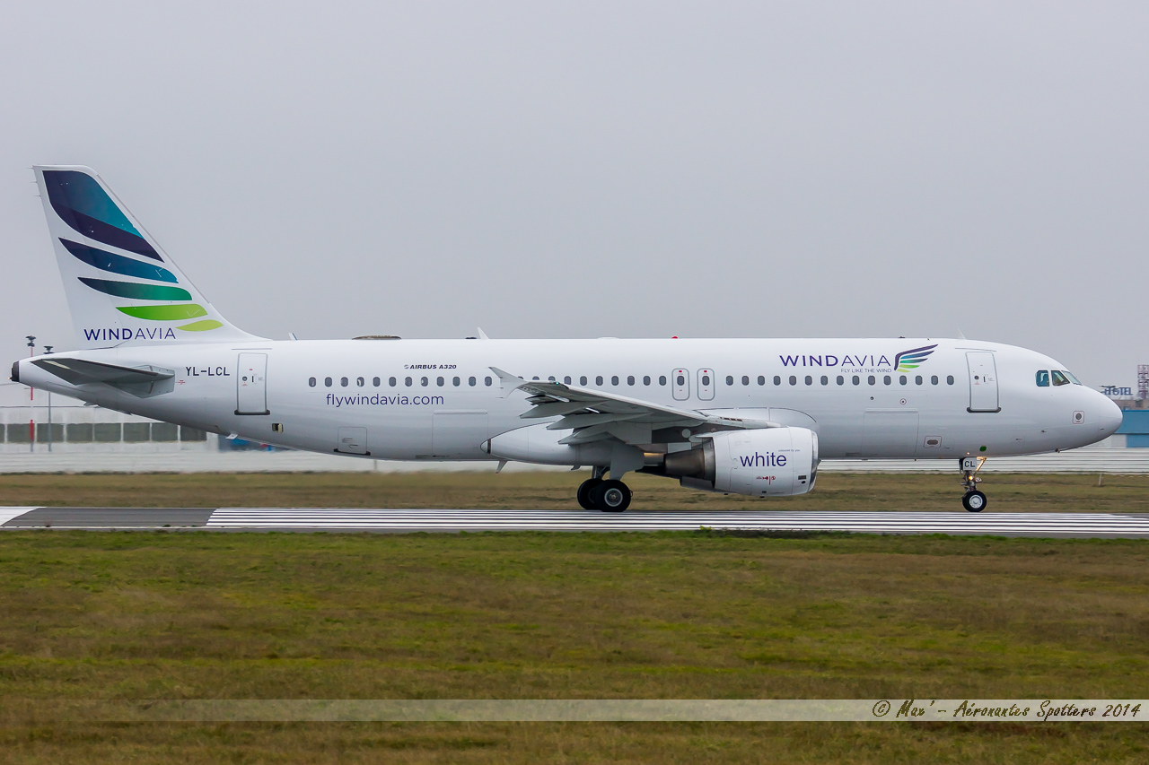 [05/01/2014] Airbus A320 (YL-LCL) Windavia 14011312073416756011892413