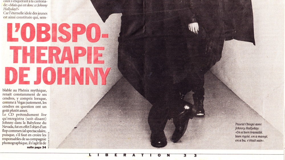 "L'Obispo-thérapie de Johnny" par Serge Loupien ("Libération", 26 janvier 1998) 14011508212716724011902378