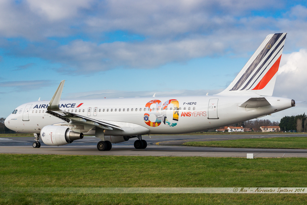 [F-HEPG] A320 Air France "80ans"  c/s 14012302020316756011922685