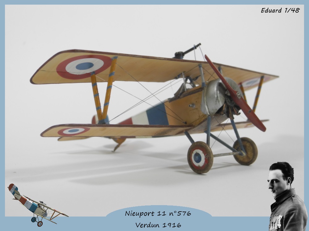 1/48 Eduard Nieuport 11 n°576 avion de Jean Navarre Verdun Mars 1916 14020108173814768311948241