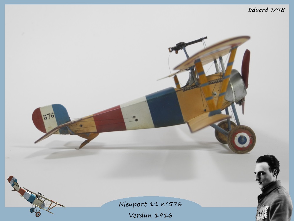 1/48 Eduard Nieuport 11 n°576 avion de Jean Navarre Verdun Mars 1916 14020108181014768311948244