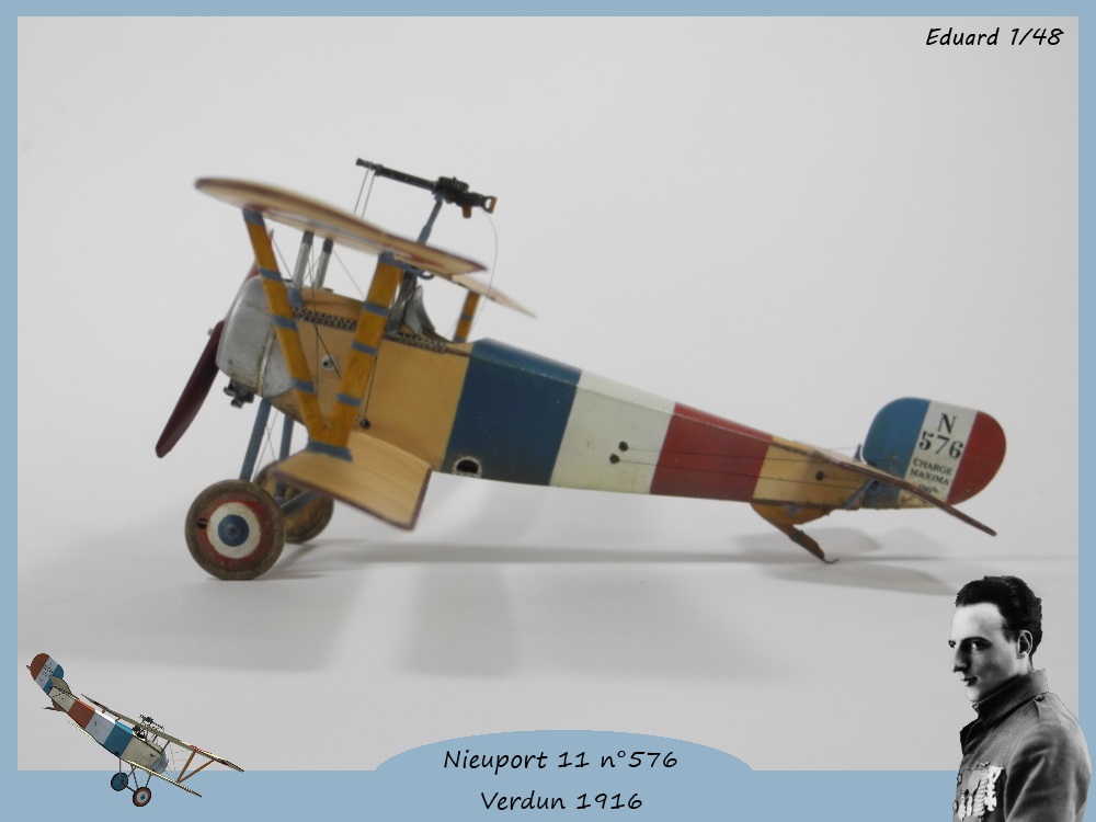 1/48 Eduard Nieuport 11 n°576 avion de Jean Navarre Verdun Mars 1916 14020108194614768311948250