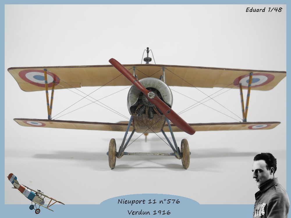 1/48 Eduard Nieuport 11 n°576 avion de Jean Navarre Verdun Mars 1916 14020108205914768311948256