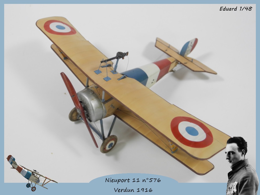 1/48 Eduard Nieuport 11 n°576 avion de Jean Navarre Verdun Mars 1916 14020108213014768311948259