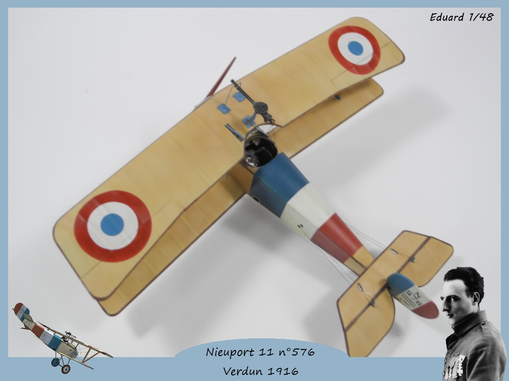 1/48 Eduard Nieuport 11 n°576 avion de Jean Navarre Verdun Mars 1916 14020108220914768311948261