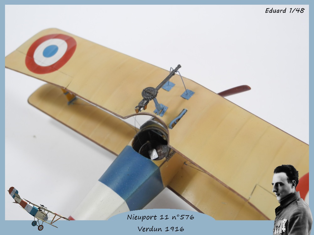 1/48 Eduard Nieuport 11 n°576 avion de Jean Navarre Verdun Mars 1916 14020108235414768311948269