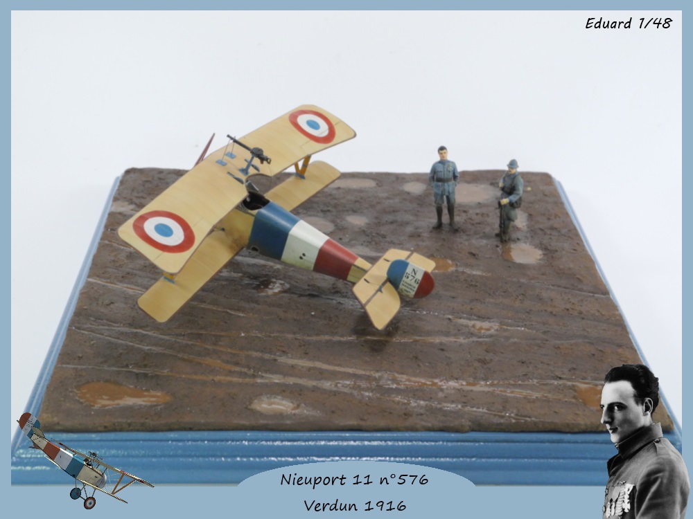 1/48 Eduard Nieuport 11 n°576 avion de Jean Navarre Verdun Mars 1916 14021205301714768311977591