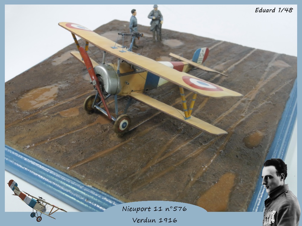 1/48 Eduard Nieuport 11 n°576 avion de Jean Navarre Verdun Mars 1916 14022001105214768311999066
