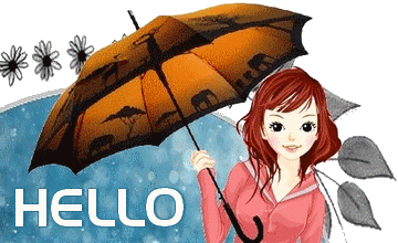 Hello - FF parapluie ocre