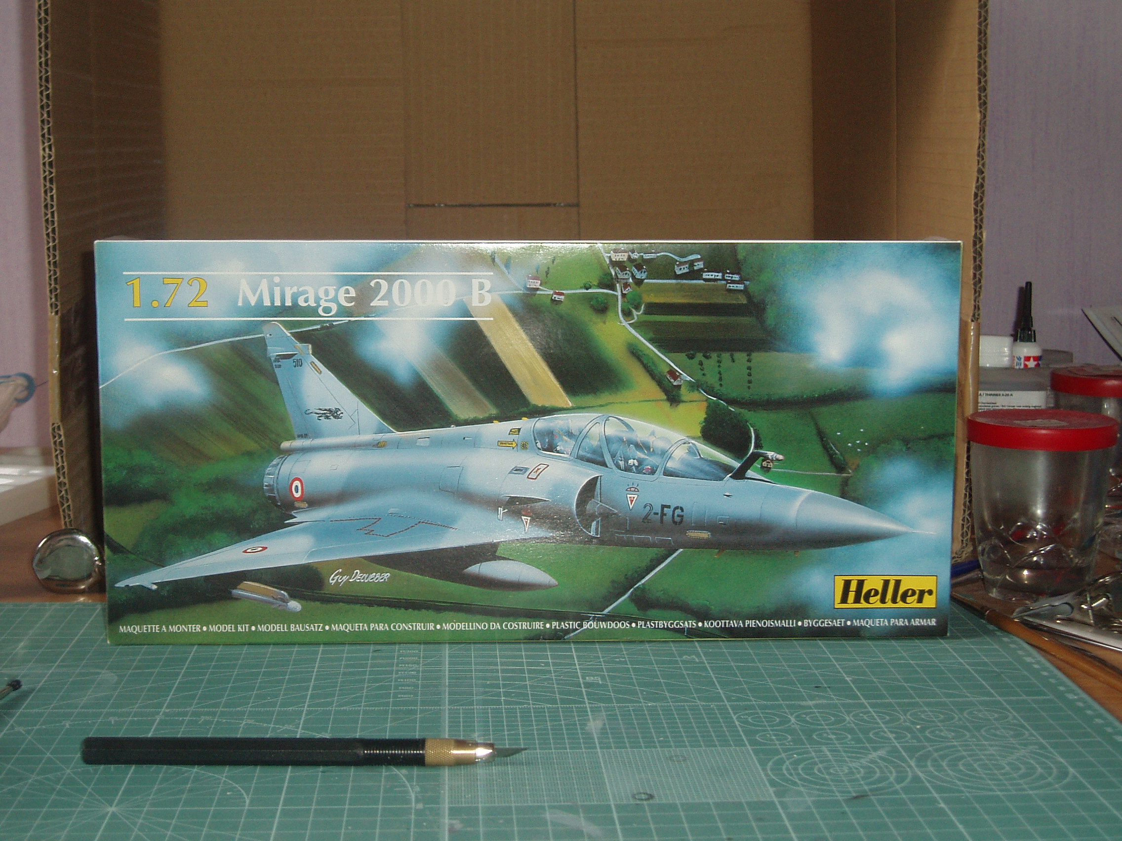 Mirage 2000 B Heller 1/72. Déco E.C 2/2 "Cote d'Or" Dijon 1990 [MàJ 01 Avril 2014 Mastico-ponçage] 1403250500088867312096188