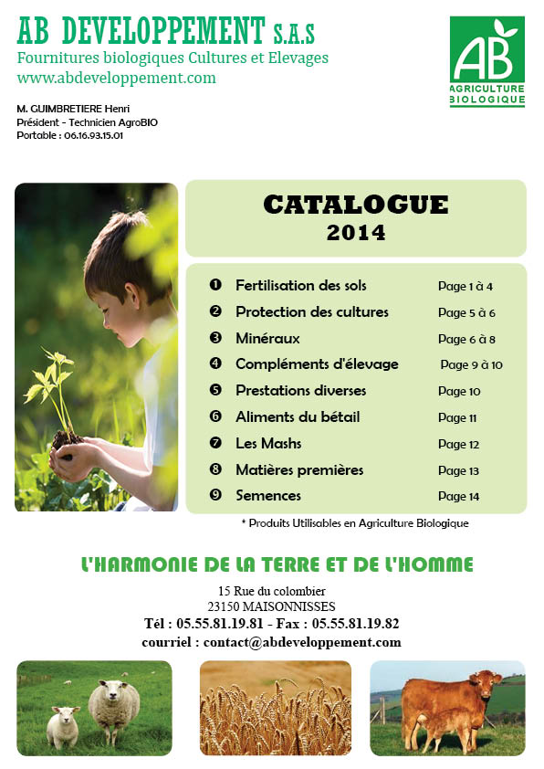 Catalogue 2014 - 16 pages HD
