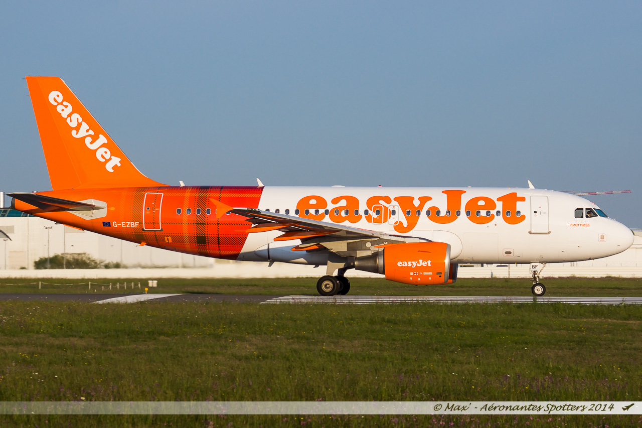 Spotting du 20/04/2014 : A320 Astra + A332 Syphax + A319 Easyjet "Iverness c/s" + divers... 14042106422917438712167216