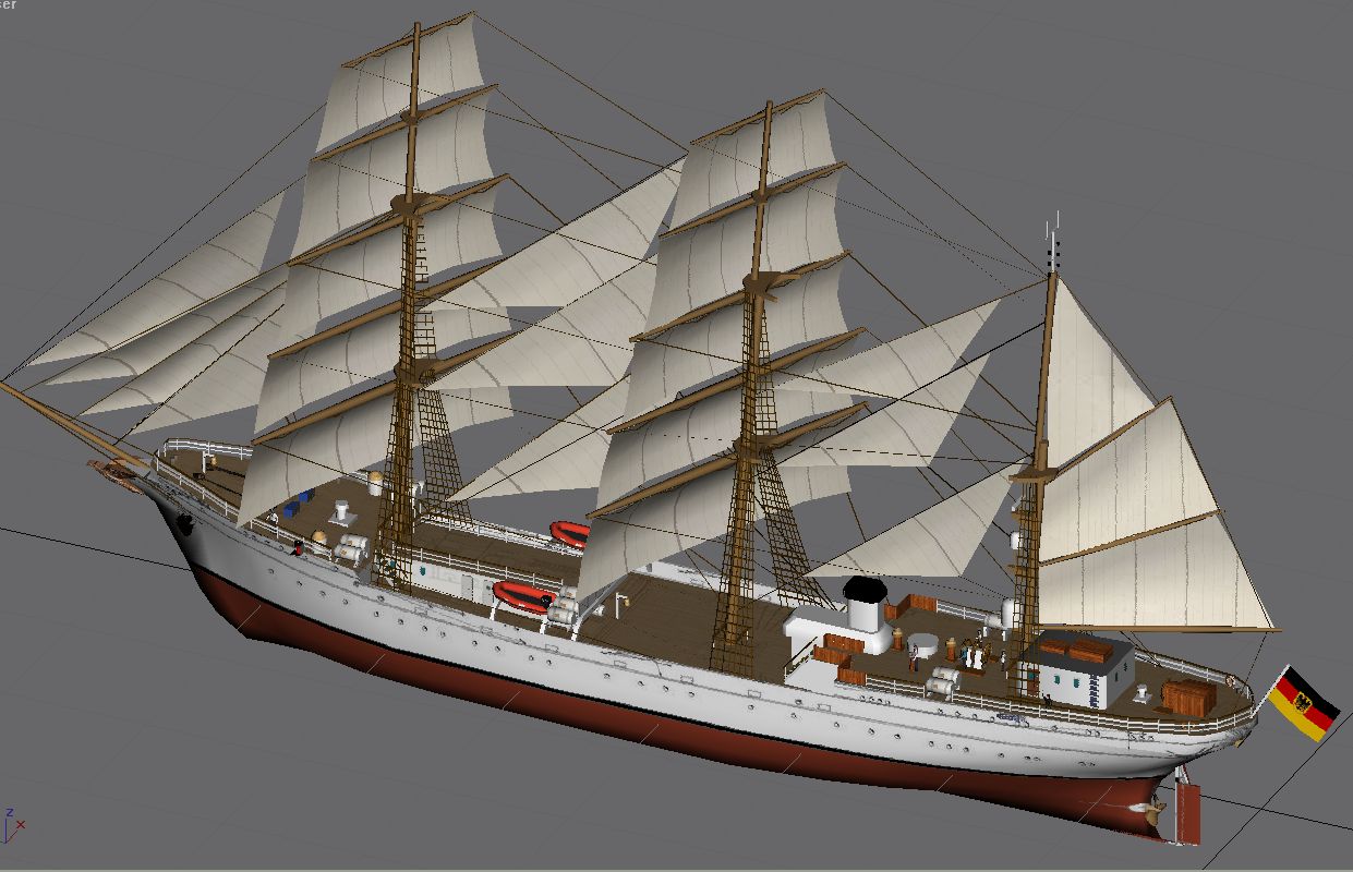FSX AI Sail Ship 