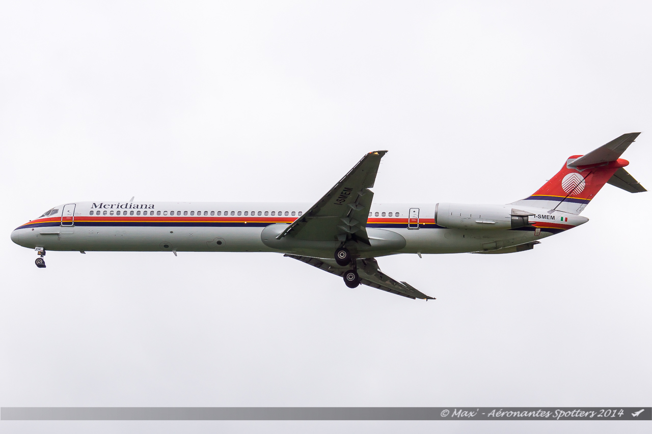 [09/05/2014] McDonnell Douglas MD-82 (I-SMEM) Meridiana 14051001513617438712223477