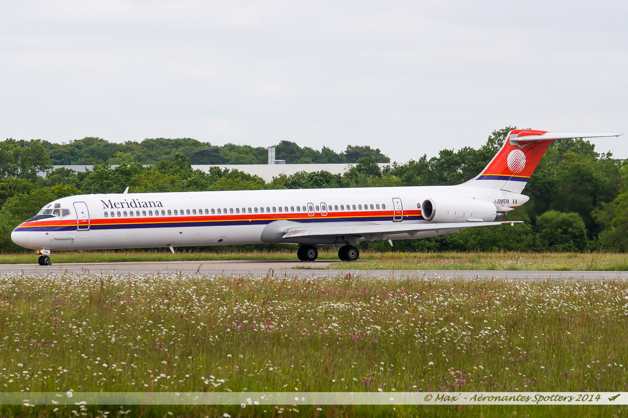 [09/05/2014] McDonnell Douglas MD-82 (I-SMEM) Meridiana 14051001522517438712223485