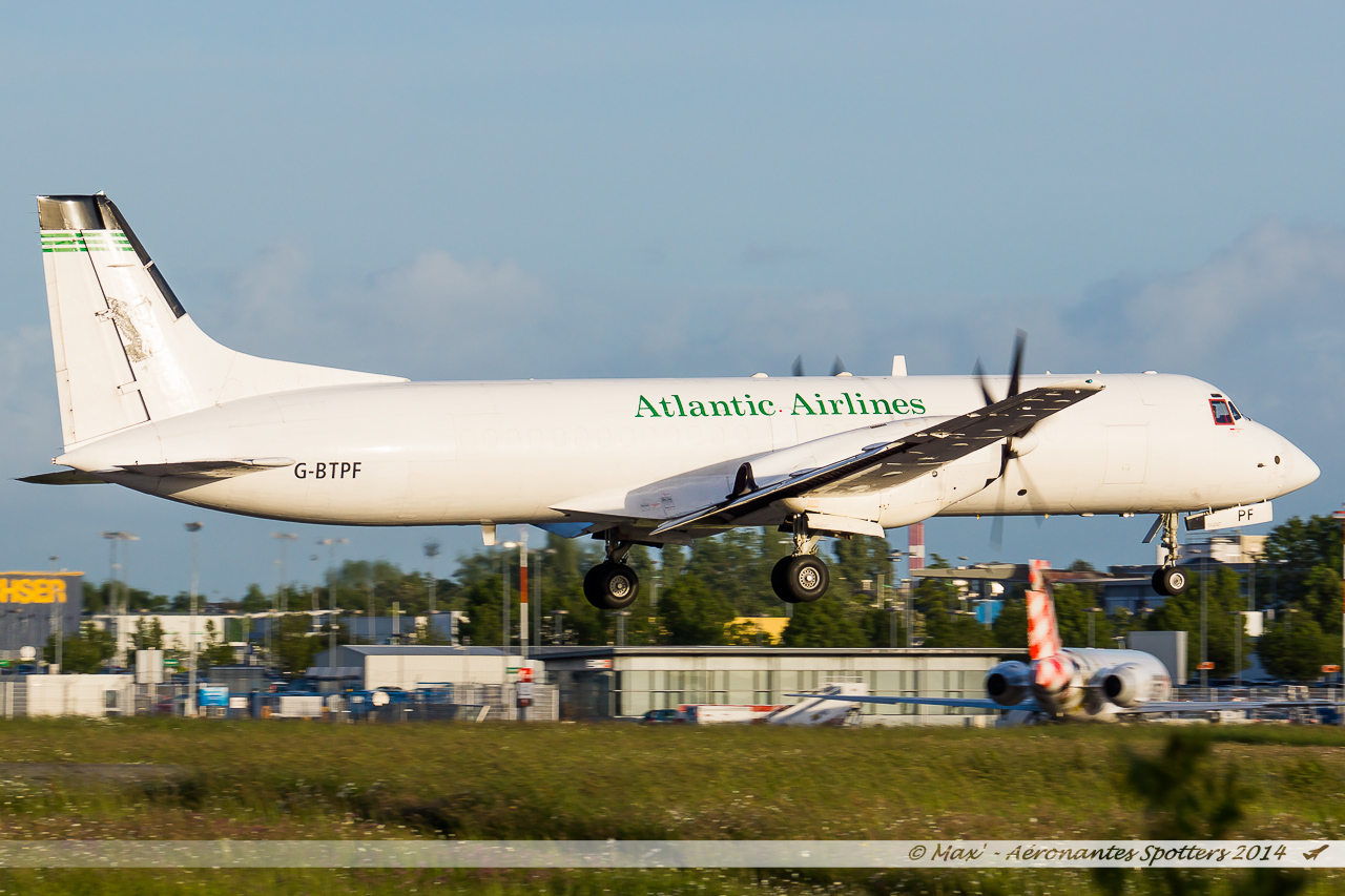 Spotting du 11/05/2014 : A332 Syphax + Bae ATP Atlantic Airlines 14051203064317438712230855