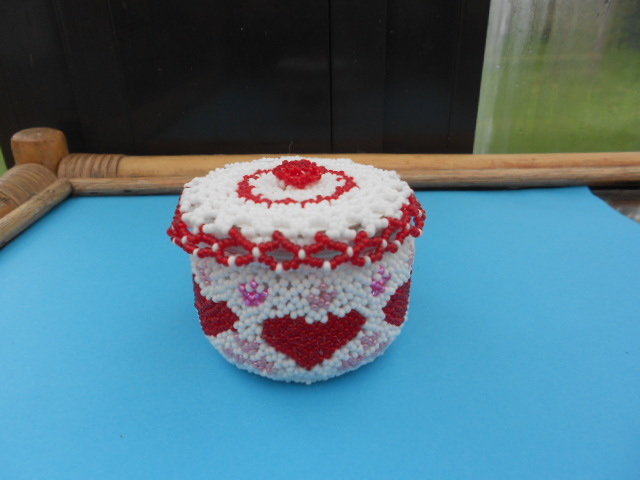 boite sandrine rouge 