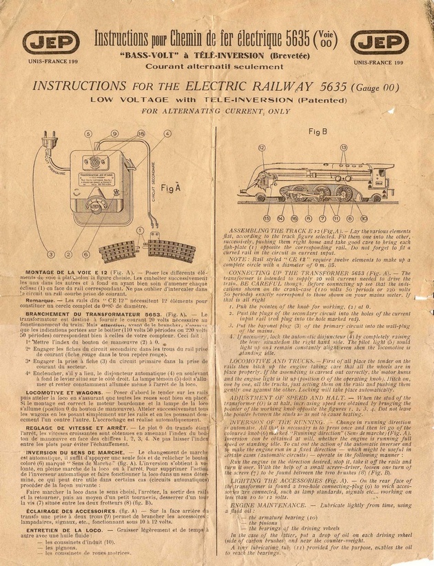 COFFRETS JEP OO-HO  DE 1948 à1952 série 56 14061008060616773112307035